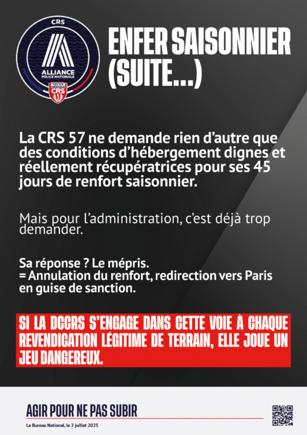 ENFER SAISONNIER (SUITE...)